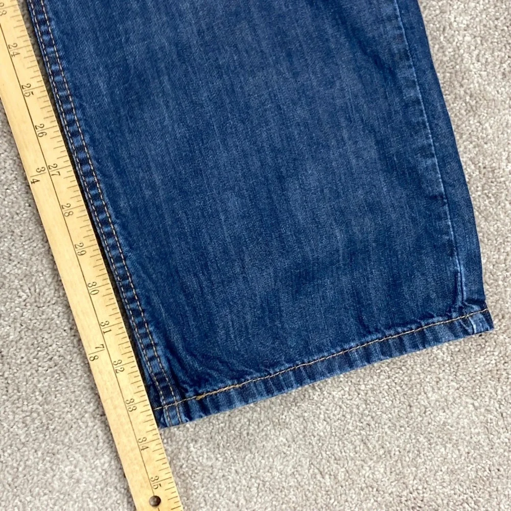 Levi's 527 Slim Bootcut Jeans Mens Sz 36x34 Dark Wash Blue Casual Everyday Denim